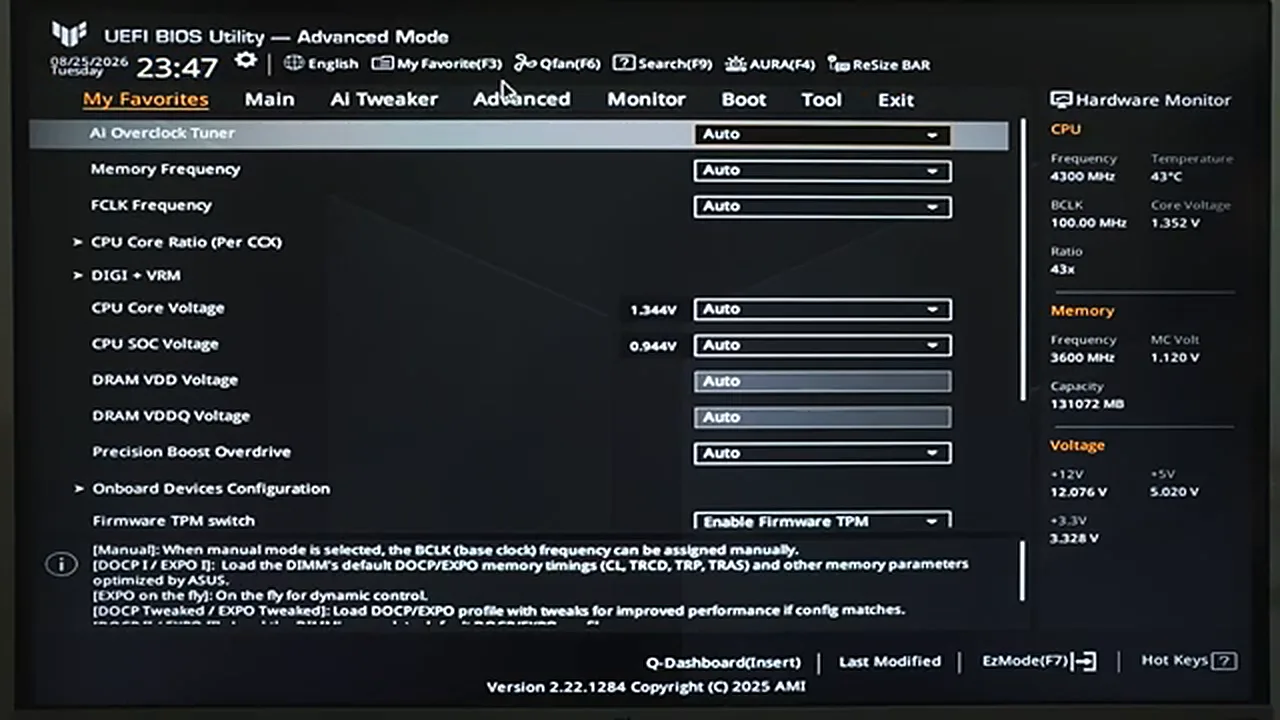 ASUS BIOS update ASUS BIOS update - ASUS EZ Flash 3 Utility with the new BIOS file selected