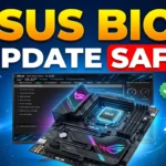 ASUS BIOS update - safe motherboard BIOS update with EZ Flash and glowing BIOS chip