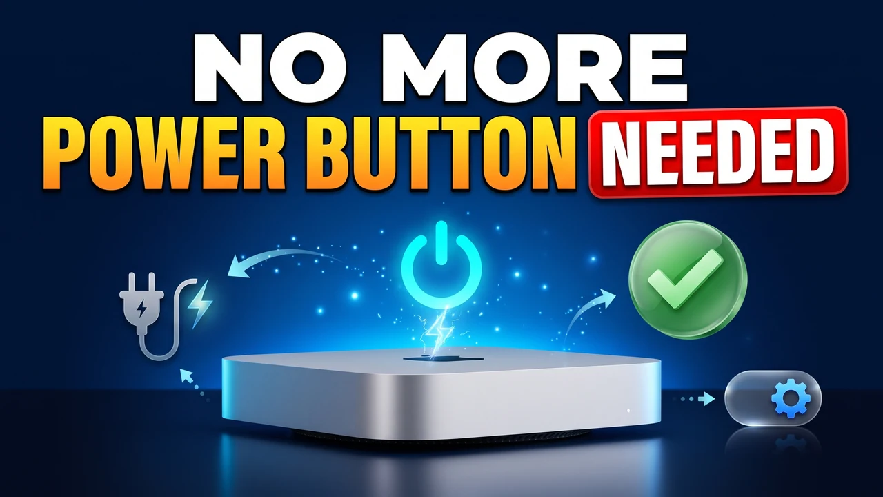 Mac mini auto start - Mac mini M4 booting itself without the power button