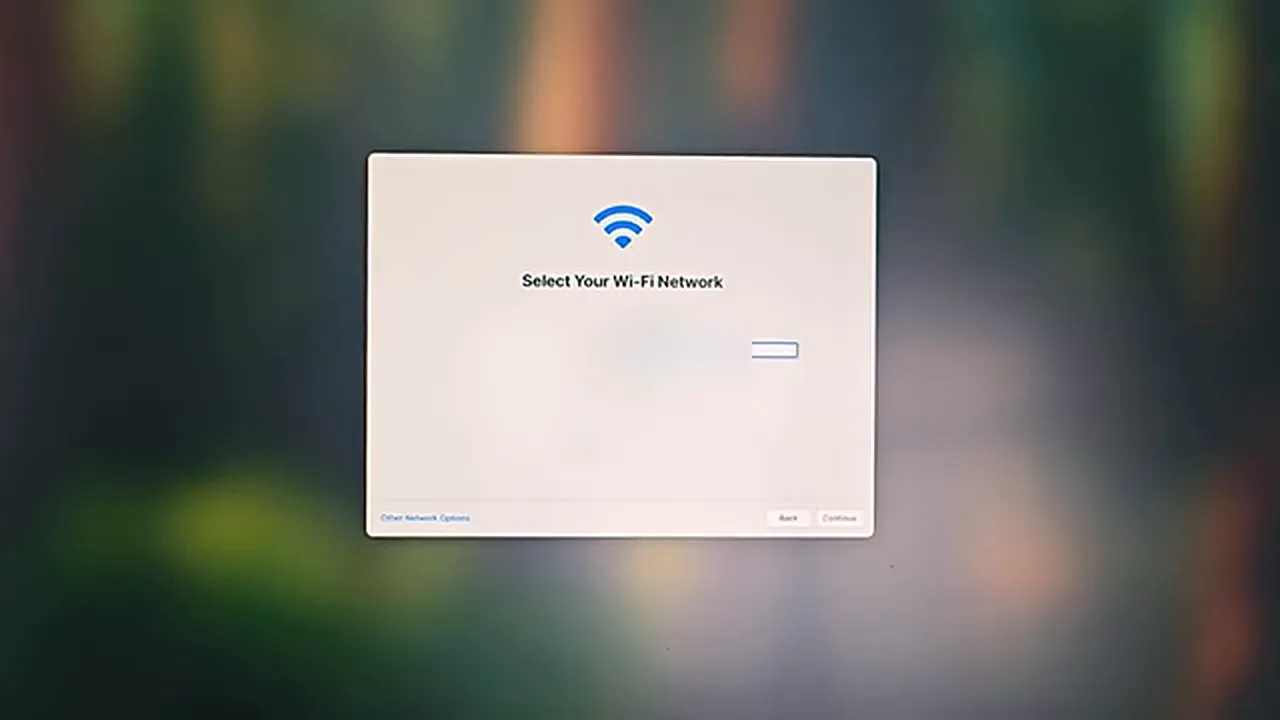 Mac mini M4 setup Mac mini M4 setup - joining a Wi-Fi network during the first setup