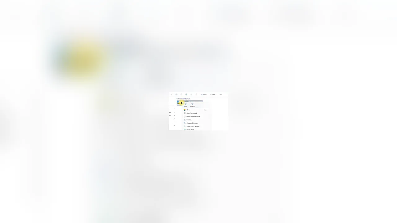 padlock icon Windows padlock icon Windows - a drive in File Explorer showing the padlock icon